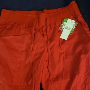 Womens Peaches cargo scrub pants
